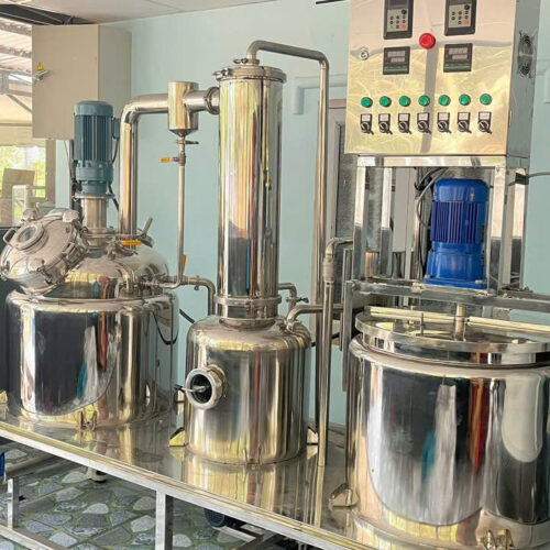 Quy trình hoạt động của nồi cô đặc chân không